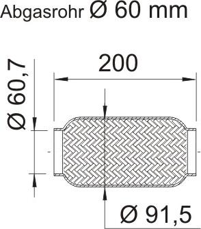 ERNST 460248 - Гофрированная труба, выхлопная система avtokuzovplus.com.ua