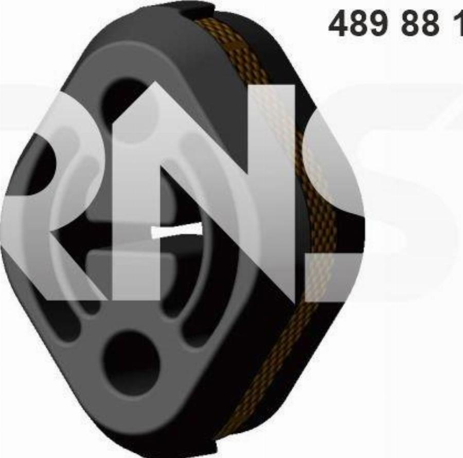 ERNST 489881 - Кронштейн, втулка, система випуску autocars.com.ua