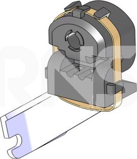 ERNST 494601 - Кронштейн, втулка, система выпуска ОГ avtokuzovplus.com.ua