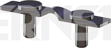 ERNST 497428 - Кронштейн, втулка, система випуску autocars.com.ua