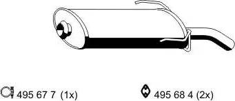 ERNST 502009 - Глушитель выхлопных газов, конечный autodnr.net