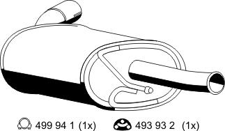 ERNST 515085 - Глушитель выхлопных газов, конечный avtokuzovplus.com.ua