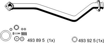 ERNST 515412 - Труба выхлопного газа avtokuzovplus.com.ua