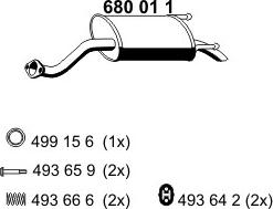 ERNST 680011 - Глушитель выхлопных газов, конечный autodnr.net