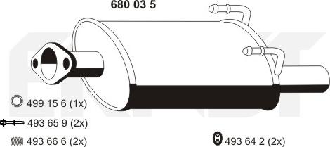 ERNST 680035 - Глушитель выхлопных газов, конечный avtokuzovplus.com.ua