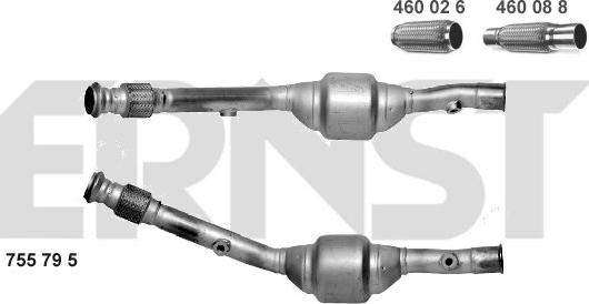 ERNST 755795 - Катализатор avtokuzovplus.com.ua