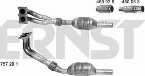 ERNST 757201 - Катализатор avtokuzovplus.com.ua