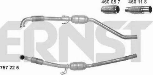 ERNST 757225 - Катализатор avtokuzovplus.com.ua