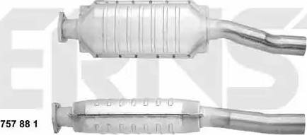 ERNST 757881 - Каталізатор autocars.com.ua