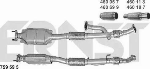 ERNST 759595 - Катализатор avtokuzovplus.com.ua