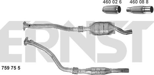 ERNST 759755 - Катализатор avtokuzovplus.com.ua