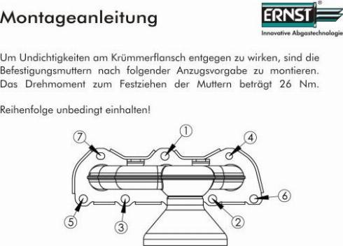 ERNST 760768 - Каталізатор autocars.com.ua