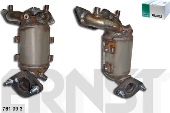 ERNST 761093 - Каталізатор autocars.com.ua