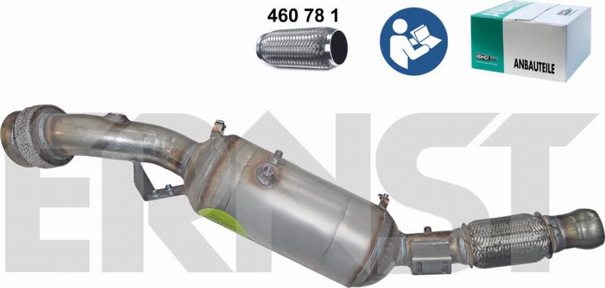 ERNST 910965 - сажі / частковий фільтр, система вихлопу ОГ autocars.com.ua
