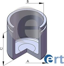 ERT 150695-C - Поршень, корпус скоби гальма autocars.com.ua