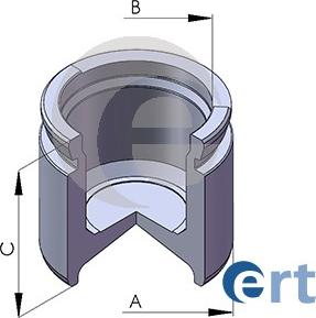 ERT 150282-C - Поршень, корпус скоби гальма autocars.com.ua
