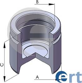 ERT 150283-C - Поршень, корпус скоби гальма autocars.com.ua