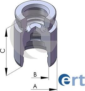 ERT 150288-C - Поршень, корпус скобы тормоза avtokuzovplus.com.ua