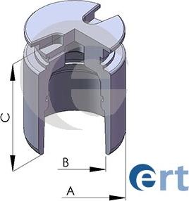 ERT 150562-C - Поршень, корпус скоби гальма autocars.com.ua