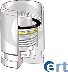ERT 150573K - Поршень, корпус скобы тормоза avtokuzovplus.com.ua