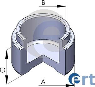 ERT 150584-C - Поршень, корпус скоби гальма autocars.com.ua