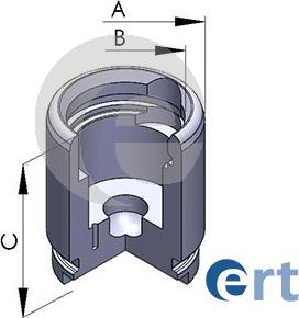 ERT 150848-C - Поршень, корпус скоби гальма autocars.com.ua