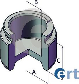 ERT 150855-C - Поршень, корпус скоби гальма autocars.com.ua