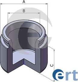 ERT 151038-C - Поршень, корпус скоби гальма autocars.com.ua