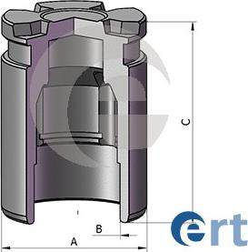 ERT 151316-C - Поршень, корпус скоби гальма autocars.com.ua