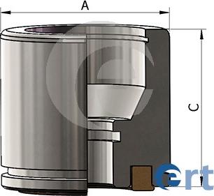 ERT 151611-C - Поршень, корпус скоби гальма autocars.com.ua