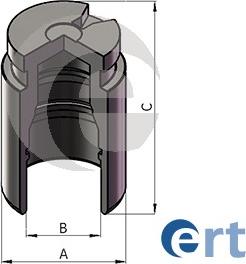 ERT 151499-C - Поршень, корпус скоби гальма autocars.com.ua