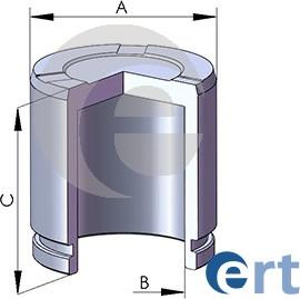 ERT 151791-C - Поршень, корпус скоби гальма autocars.com.ua