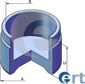 ERT 151547-C - Поршень, корпус скоби гальма autocars.com.ua