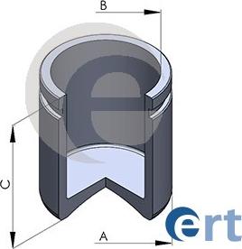 ERT 151892-C - Поршень, корпус скоби гальма autocars.com.ua