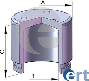 ERT 151798-C - Поршень, корпус скоби гальма autocars.com.ua