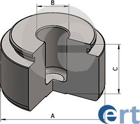 ERT 151795-C - Поршень, корпус скоби гальма autocars.com.ua