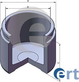 ERT 151799-C - Поршень, корпус скоби гальма autocars.com.ua