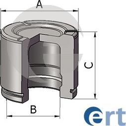 ERT 151813-C - Поршень, корпус скоби гальма autocars.com.ua