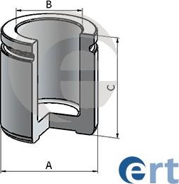 ERT 151831-C - Поршень, корпус скоби гальма autocars.com.ua