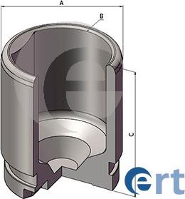 ERT 151973-C - Поршень, корпус скобы тормоза autodnr.net