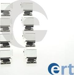 ERT 420008 - Комплектуючі, колодки дискового гальма autocars.com.ua