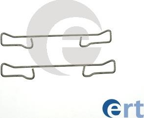 ERT 420010 - Комплектуючі, колодки дискового гальма autocars.com.ua