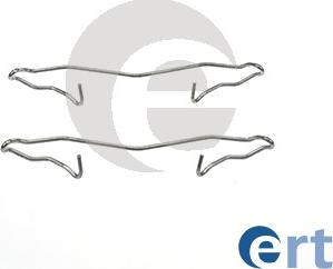 ERT 420035 - Комплект монтажний гальм. колодок Daewoo. Opel вир-во ERT autocars.com.ua