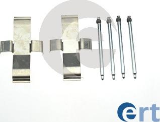 ERT 420121 - Комплектуючі, колодки дискового гальма autocars.com.ua
