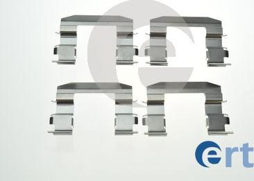 ERT 420217 - Комплектуючі, колодки дискового гальма autocars.com.ua