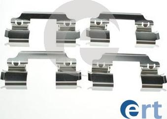 ERT 420241 - Комплектуючі, колодки дискового гальма autocars.com.ua