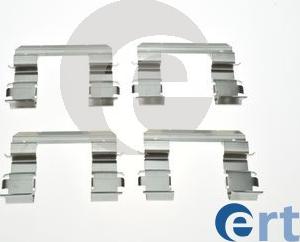 ERT 420262 - Комплектуючі, колодки дискового гальма autocars.com.ua