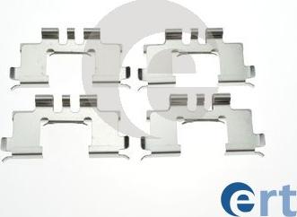ERT 420320 - Комплектуючі, колодки дискового гальма autocars.com.ua