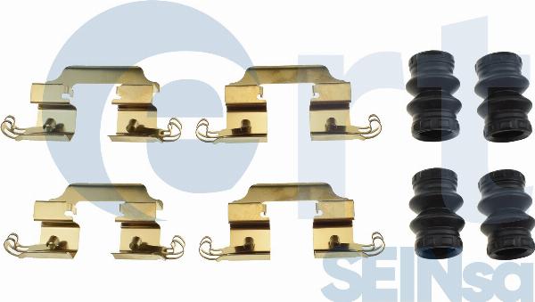 ERT 420417 - Комплектуючі, колодки дискового гальма autocars.com.ua