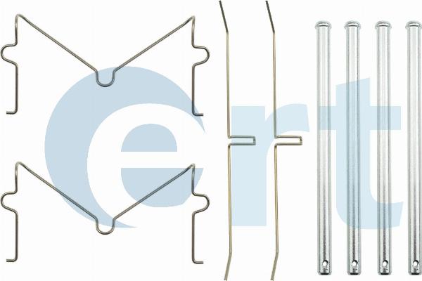 ERT 420433 - Комплектуючі, колодки дискового гальма autocars.com.ua